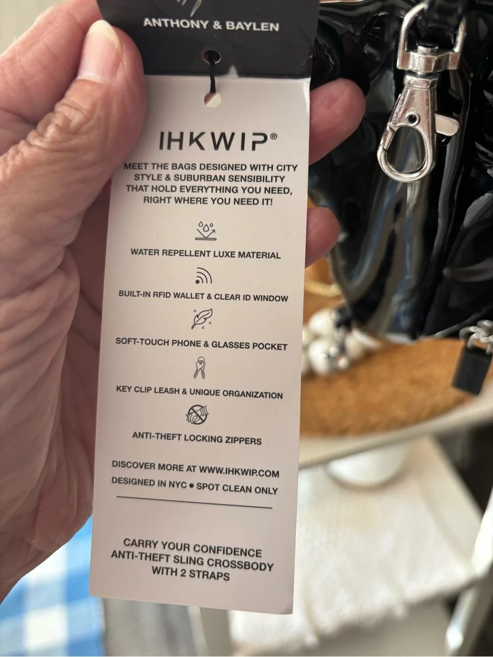Ihkwip black patent